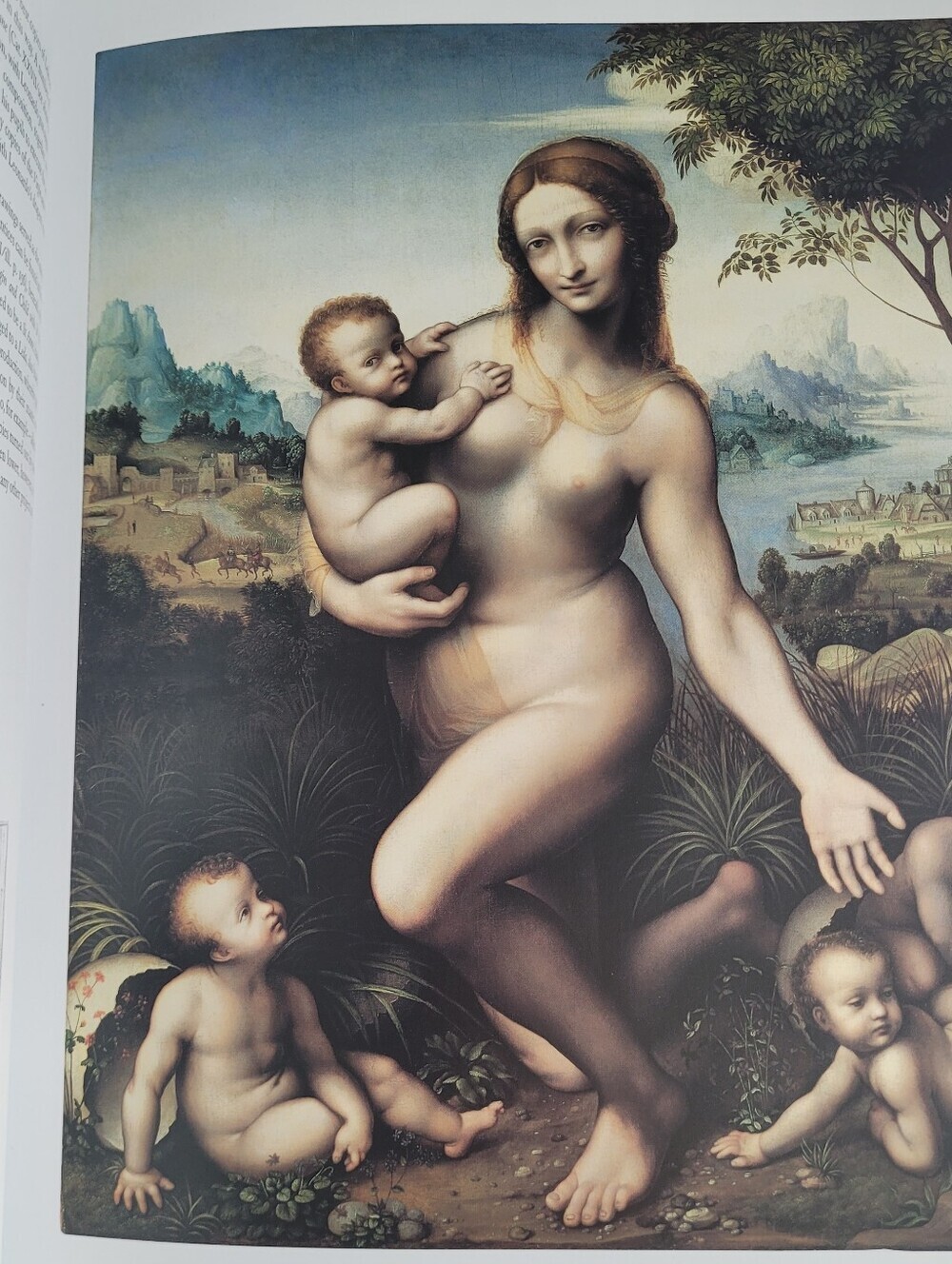Leonardo Da Vinci Paintings, Sketches And Drawings Hardcover Book